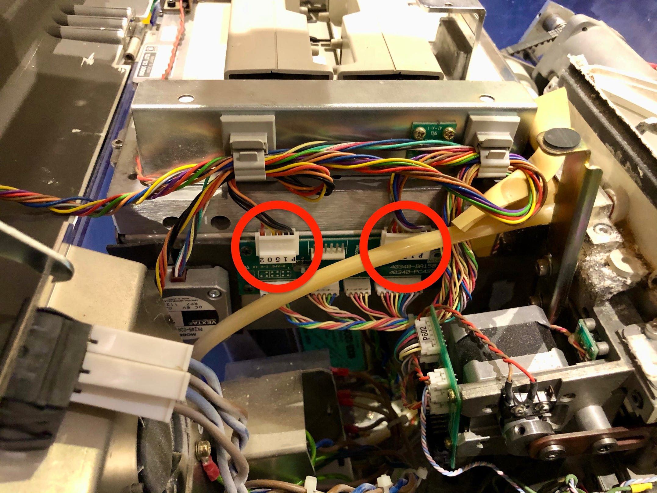 Conectores placa tracer 1